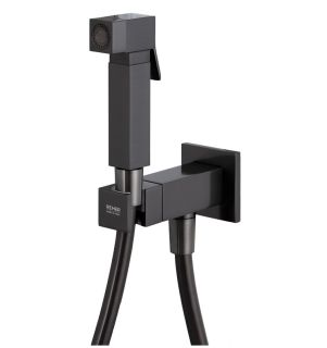 Гигиенический комплект REMER Absolute Q64CFP черный хром шлифованный